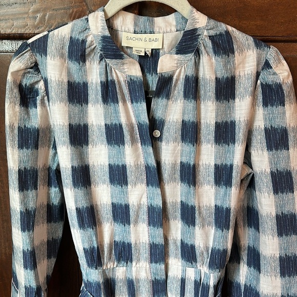 Sachin & Babi Mari Button-Down Cotton Midi Dress - Picture 5 of 9